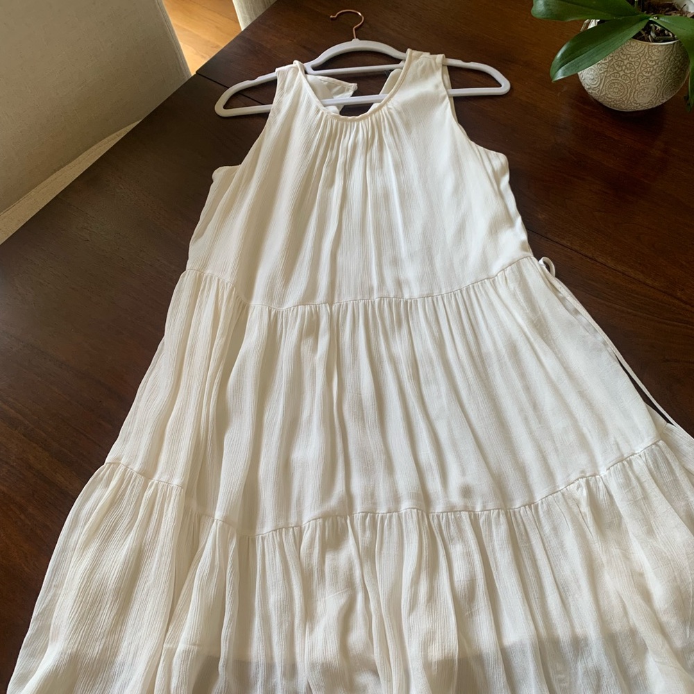 Banana Republic Cream Midi Dress